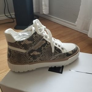 Snake Print Chunky Sneaker